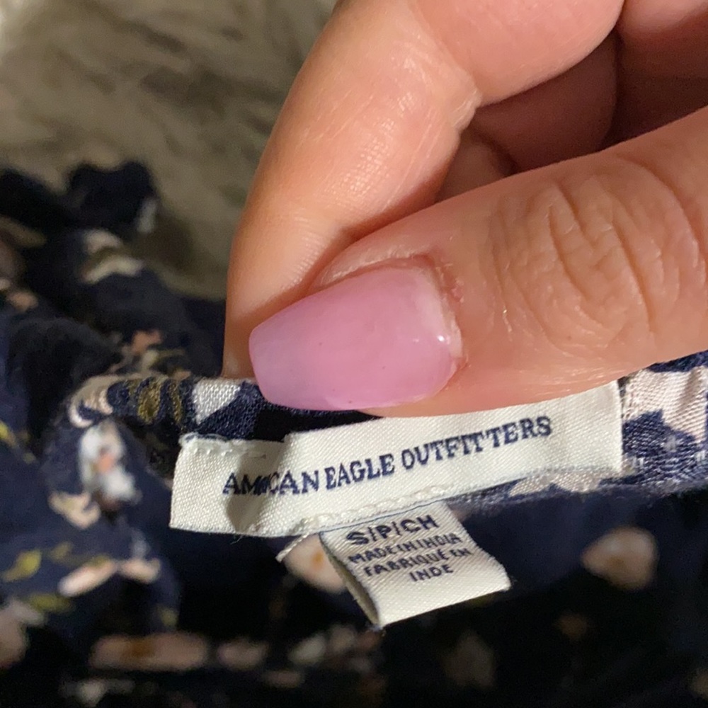 American Eagle Flowered Romper - image 4